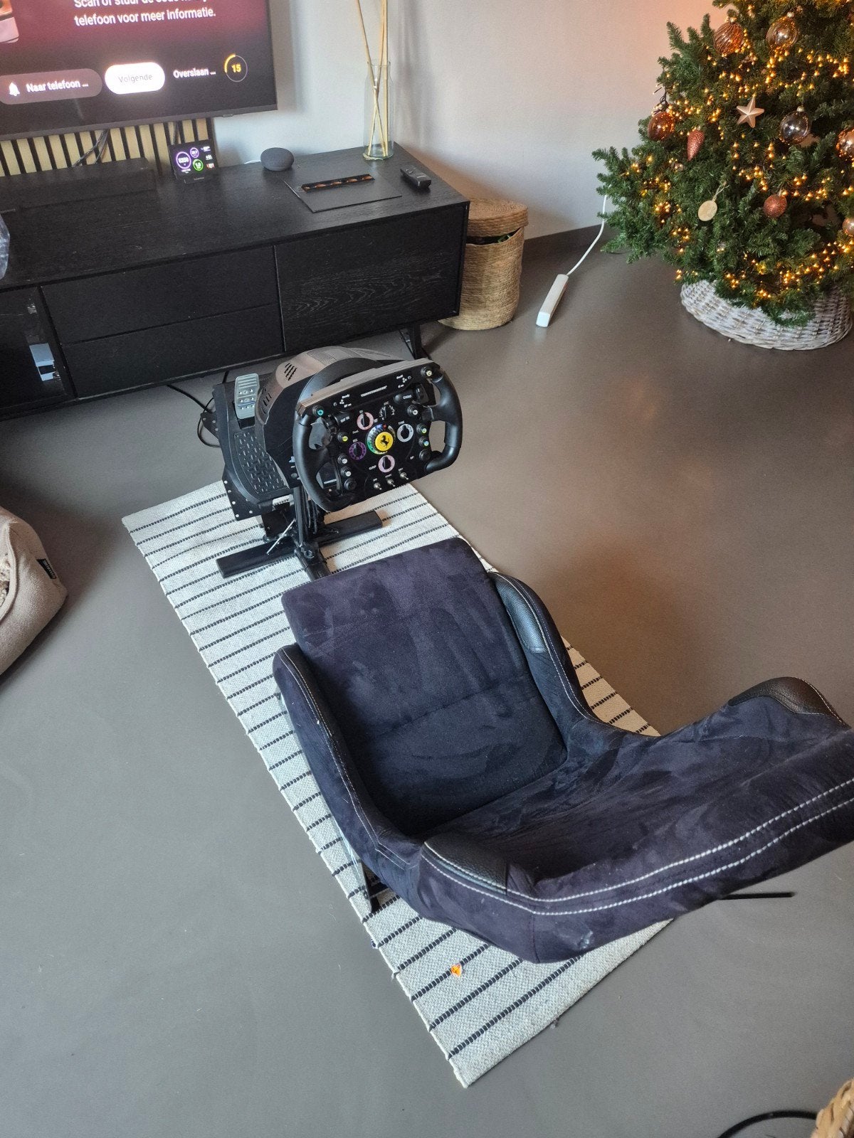 Thrustmaster Ferrari F1 stuur met Playseat en pedalen, Ophalen, Overige merken, Gebruikt