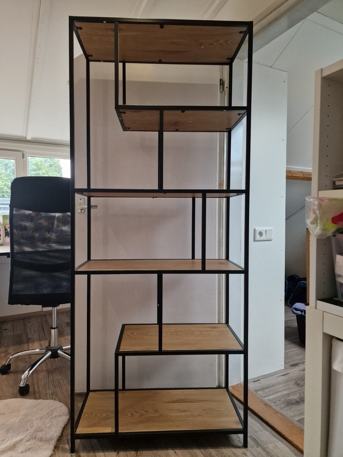 Boekenkast/vakkenkast 185x77x35 cm, Ophalen, 50 tot 100 cm, Zo goed als nieuw, 150 tot 200 cm