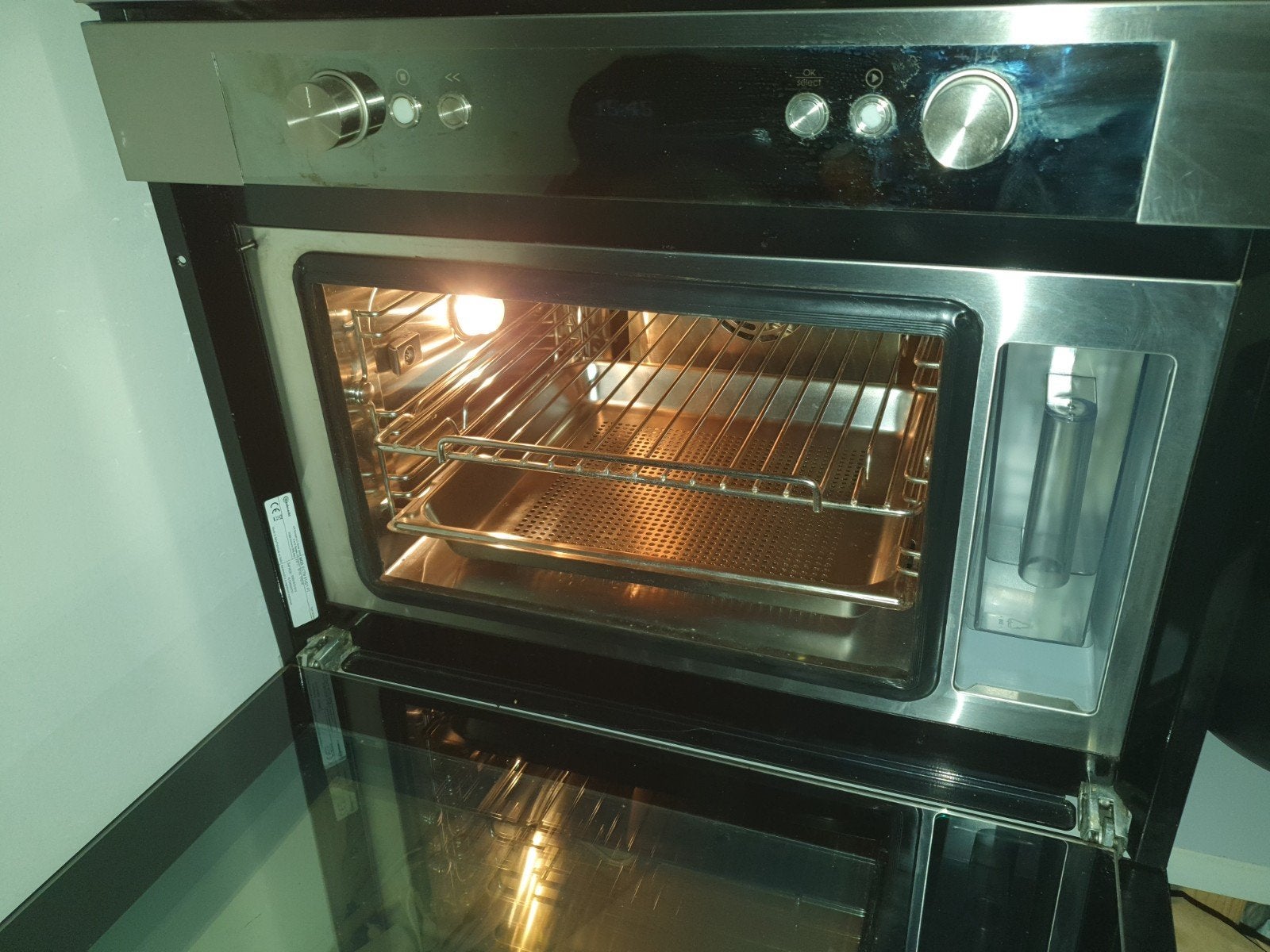 Bauknecht Inbouw Stoomoven - Zo goed als nieuw, Ophalen, 45 tot 50 cm, Bauknecht, 60 cm of meer