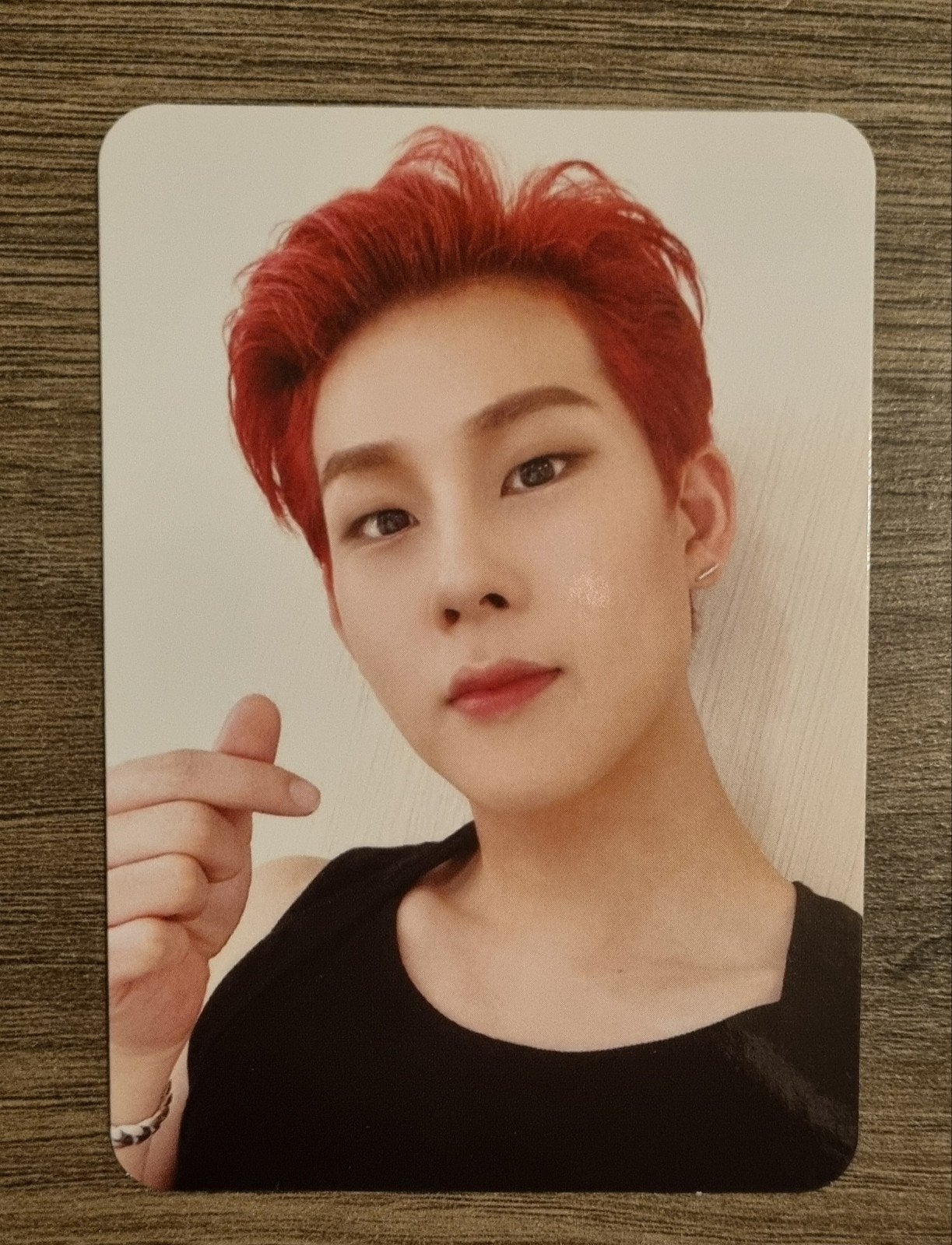 photocard monsta x Jooheon, Ophalen of Verzenden, Zo goed als nieuw, Foto of Kaart