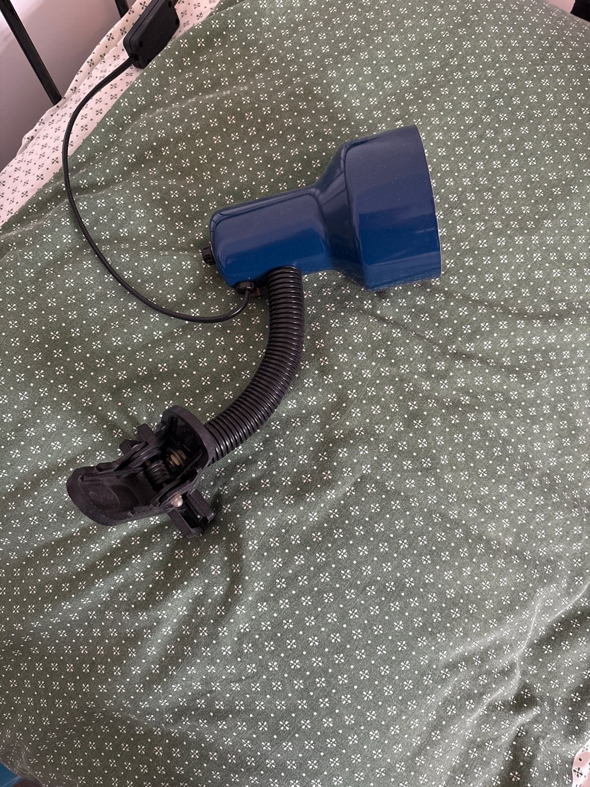 Flexibele leeslamp met klem - Blauw, Gebruikt, Kunststof, Ophalen, Blauw