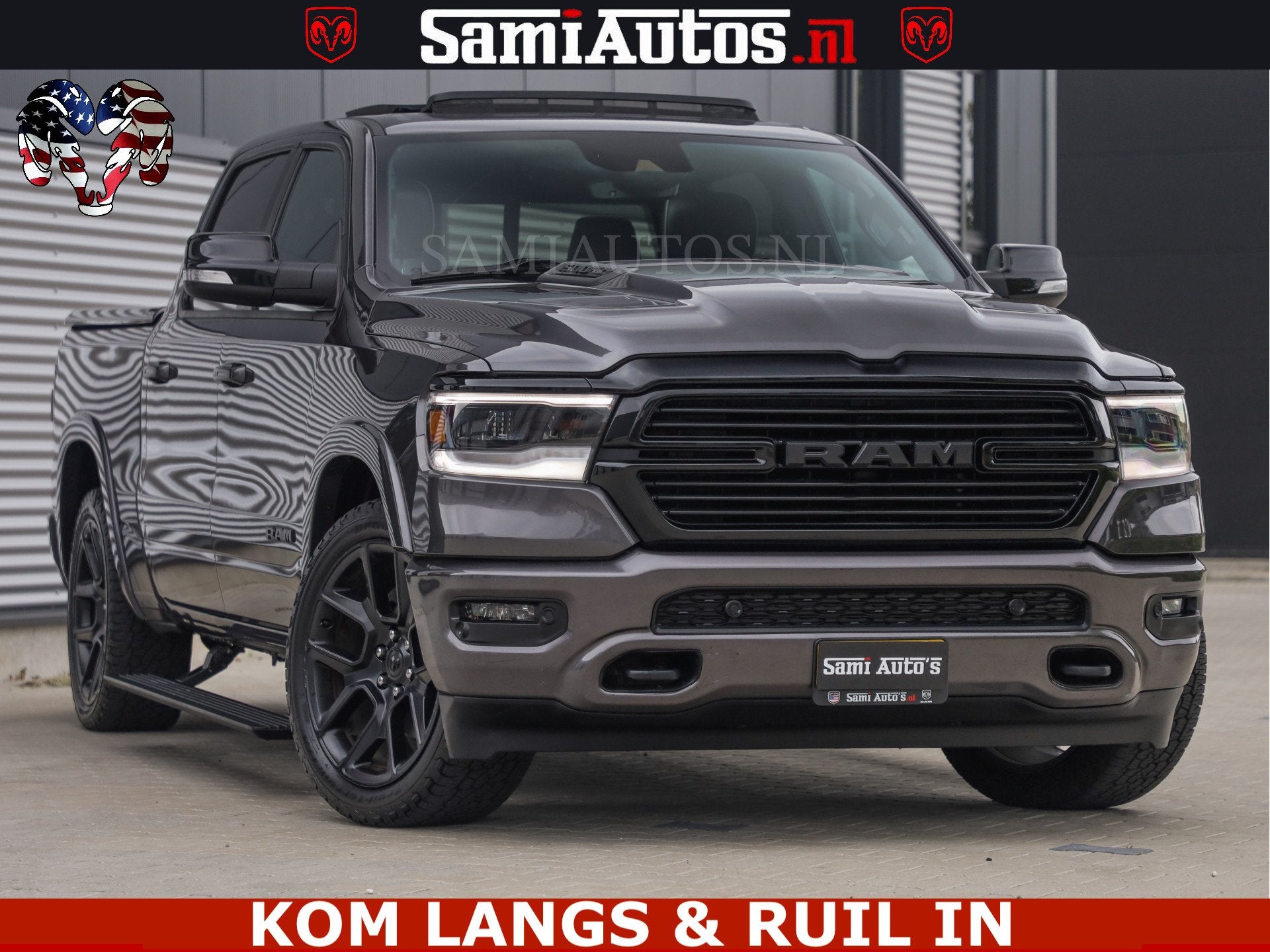 Dodge Ram SPORT LARAMIE 5.7 V8 HEMI | LUCHTVERING | 2023 | P, Automaat, Gebruikt, 5654 cc, Met garantie (alle)