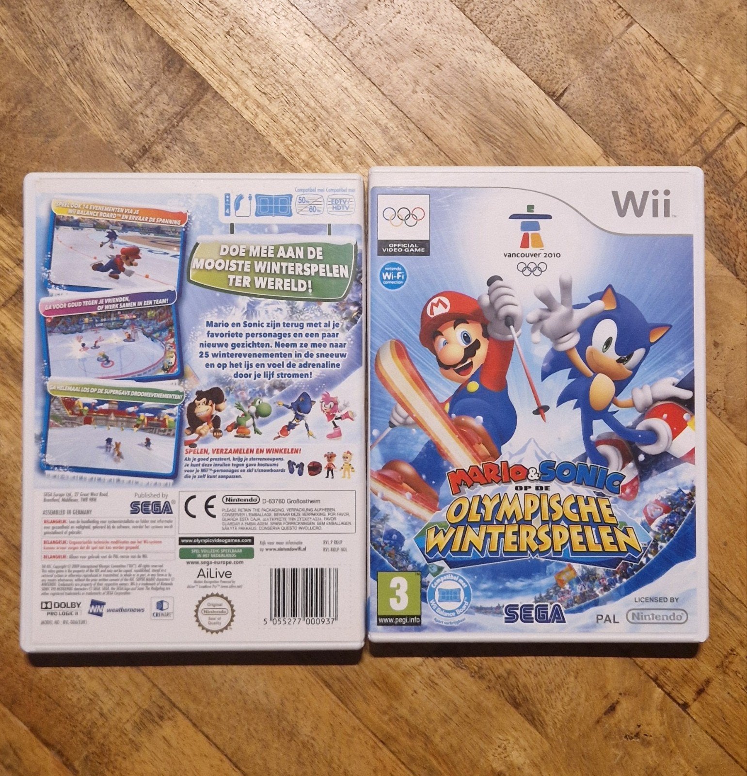 Mario & Sonic op de Olympische Winterspelen Wii, Eén computer, Ophalen of Verzenden, Zo goed als nieuw, Sport