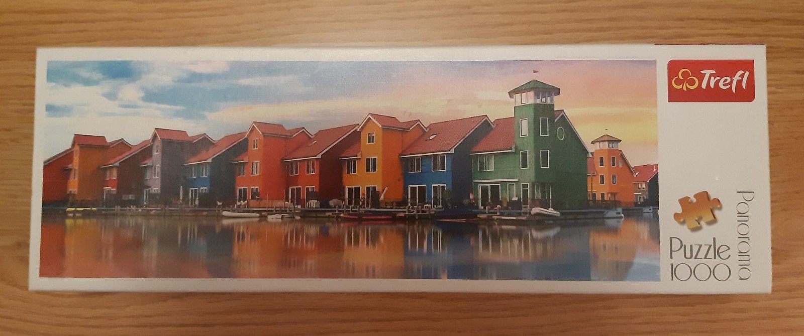 Puzzel Reitdiephaven Groningen, Boardwalk- en Pierwoningen, Ophalen of Verzenden, 500 t/m 1500 stukjes, Zo goed als nieuw, Legpuzzel