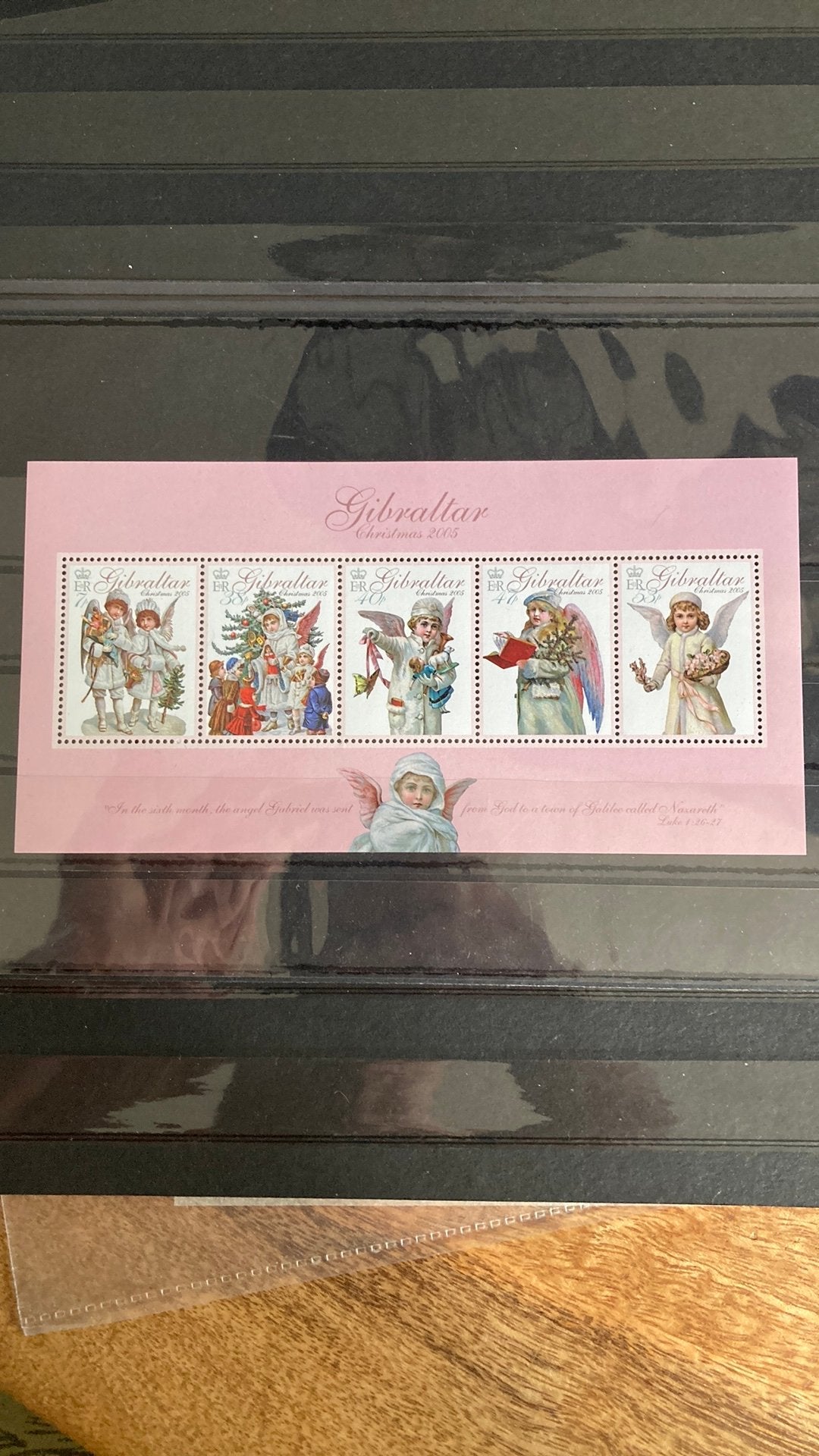 Gibraltar blok 70 kerst postfris/1578 A, Ophalen of Verzenden, Overige thema's