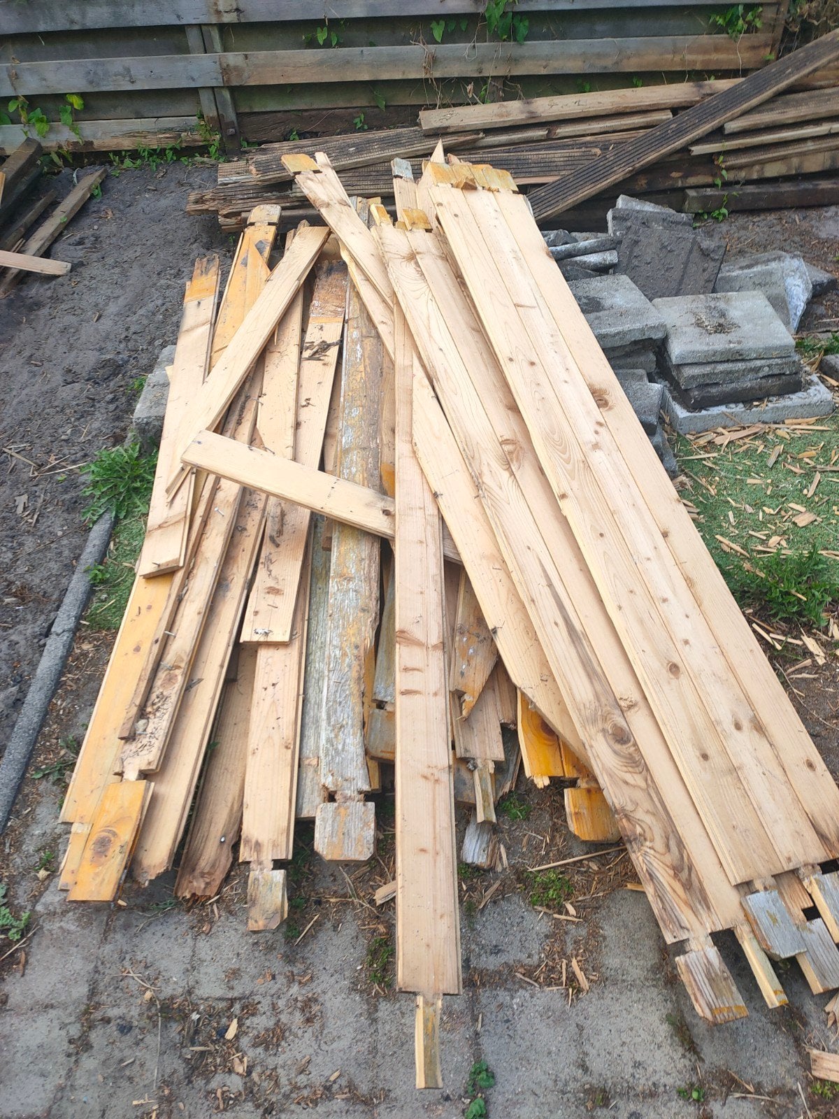 brand hout, Tuin en Terras, Ophalen, Minder dan 180 cm, Planken