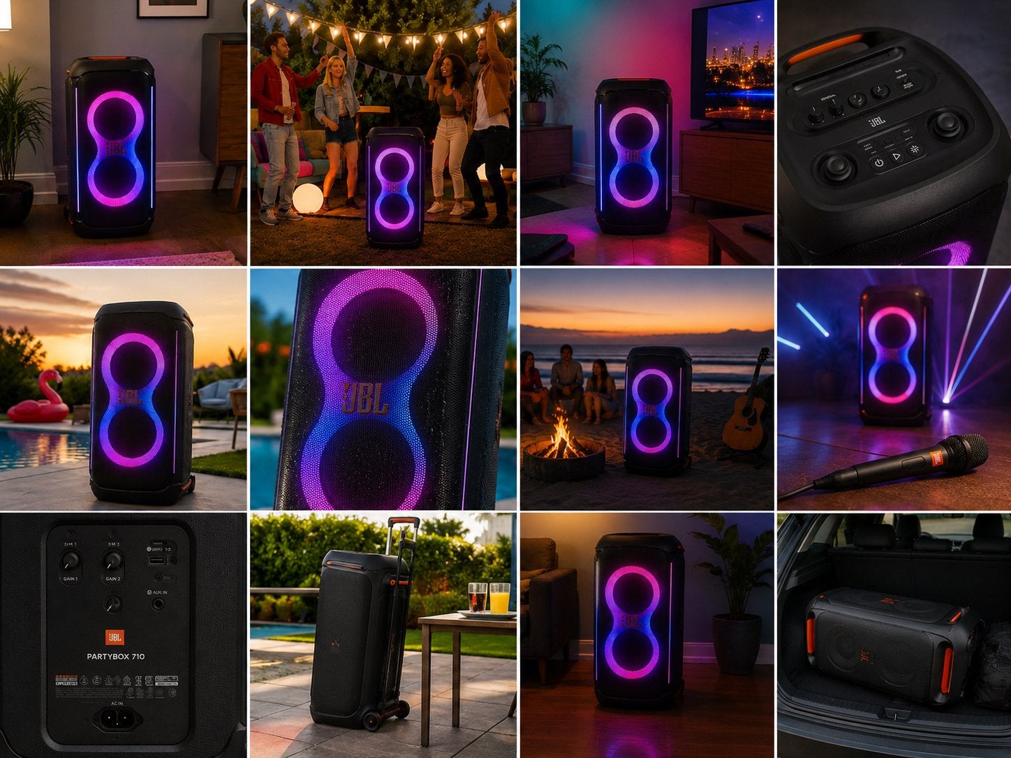 Foto 3 van JBL PartyBox 710 Huren | Speaker Verhuur Feestbox Bluetooth