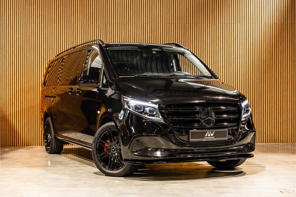 Mercedes-Benz Vito 119 CDI 4-MATIC DC L3 XL | AMG | L+R Schu, Auto's, Automaat, Gebruikt, 2500 kg, Zwart