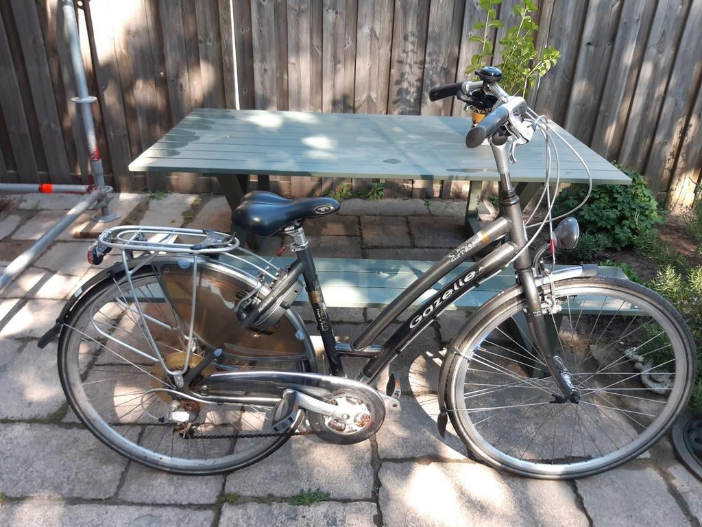 Damesfiets gazelle medeo Framemaat 49 cm met 24 versnellinge, Fietsen en Brommers, Fietsen | Dames | Damesfietsen, Ophalen, Gebruikt