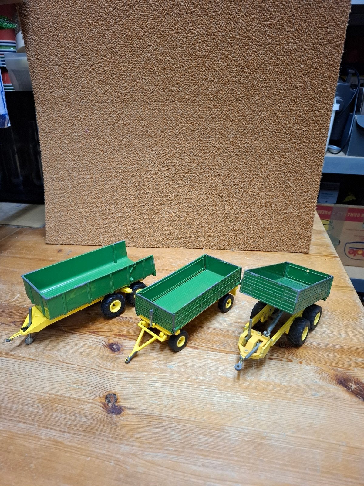 Siku John Deere kippers, Hobby en Vrije tijd, Ophalen of Verzenden, Gebruikt, Tractor of Landbouw, SIKU