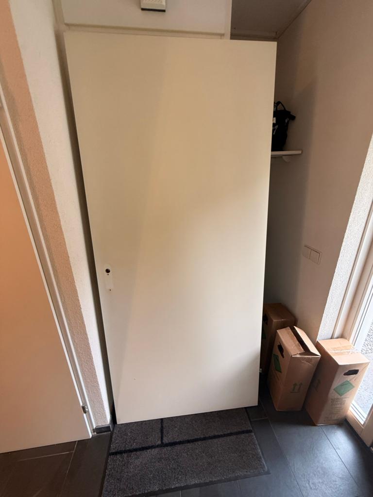 Opdekdeur - Binnendeur, Doe-het-zelf en Verbouw, Deuren en Horren, Ophalen, Gebruikt, 80 tot 100 cm, Binnendeur