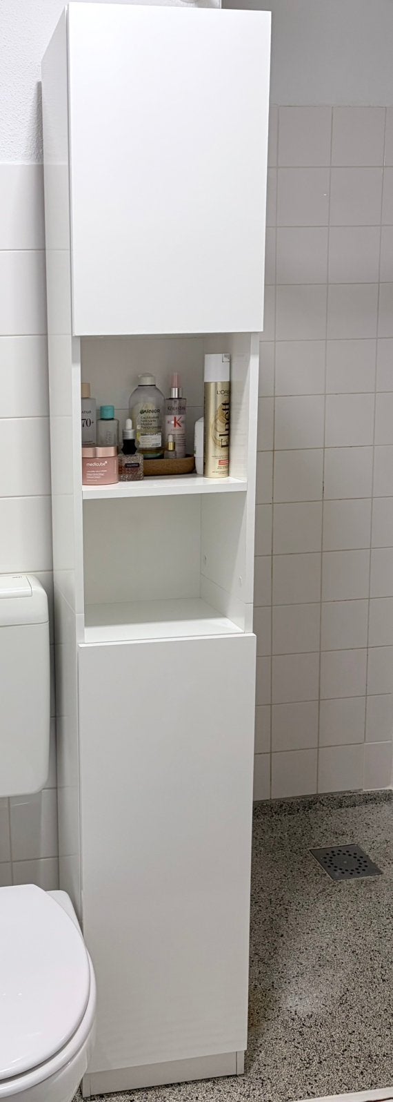 Badkamer kast, Huis en Inrichting, Ophalen, (Half)hoge kast, Minder dan 50 cm, Gebruikt
