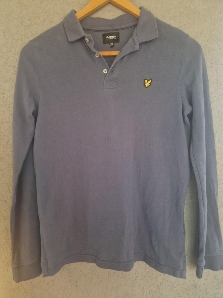 Lyle & Scott Junior polo lange mouw - Maat 14/15 jaar, Kinderen en Baby's, Kinderkleding | Maat 170, Jongen of Meisje, Lyle & Scott