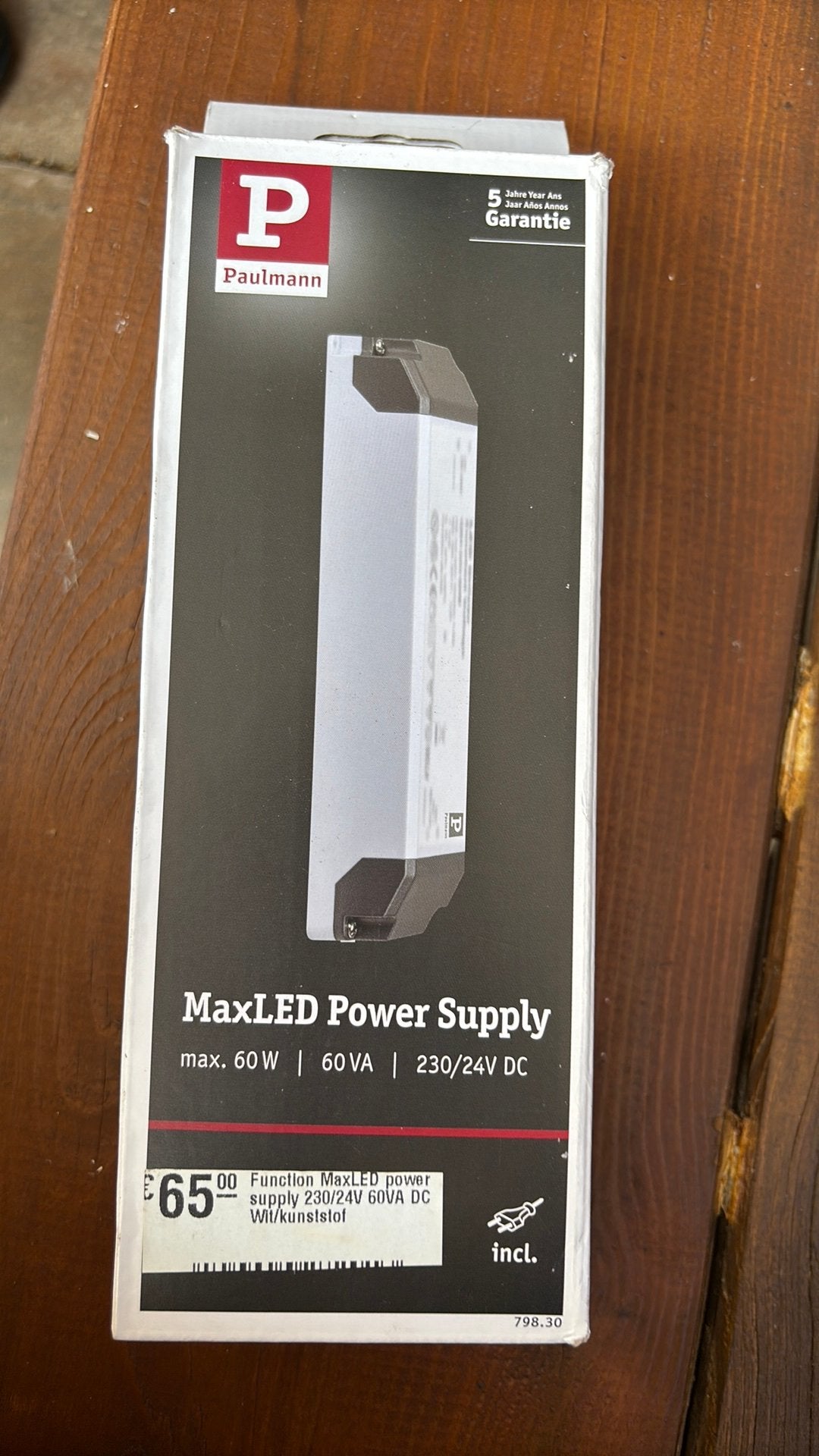 MaxLed power supply Paulmann, Ophalen, Zo goed als nieuw, Minder dan 50 watt