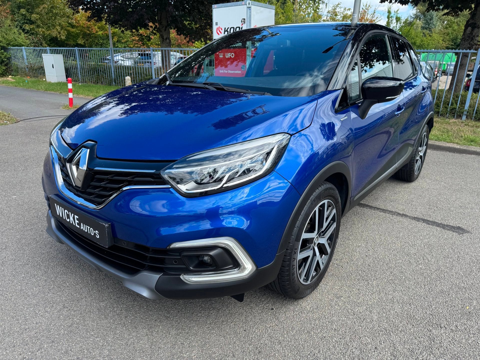 Renault Captur 1.3 TCe Version S 150 PK Automaat Led Navi Ca, Gebruikt, 4 cilinders, 150 pk, Blauw