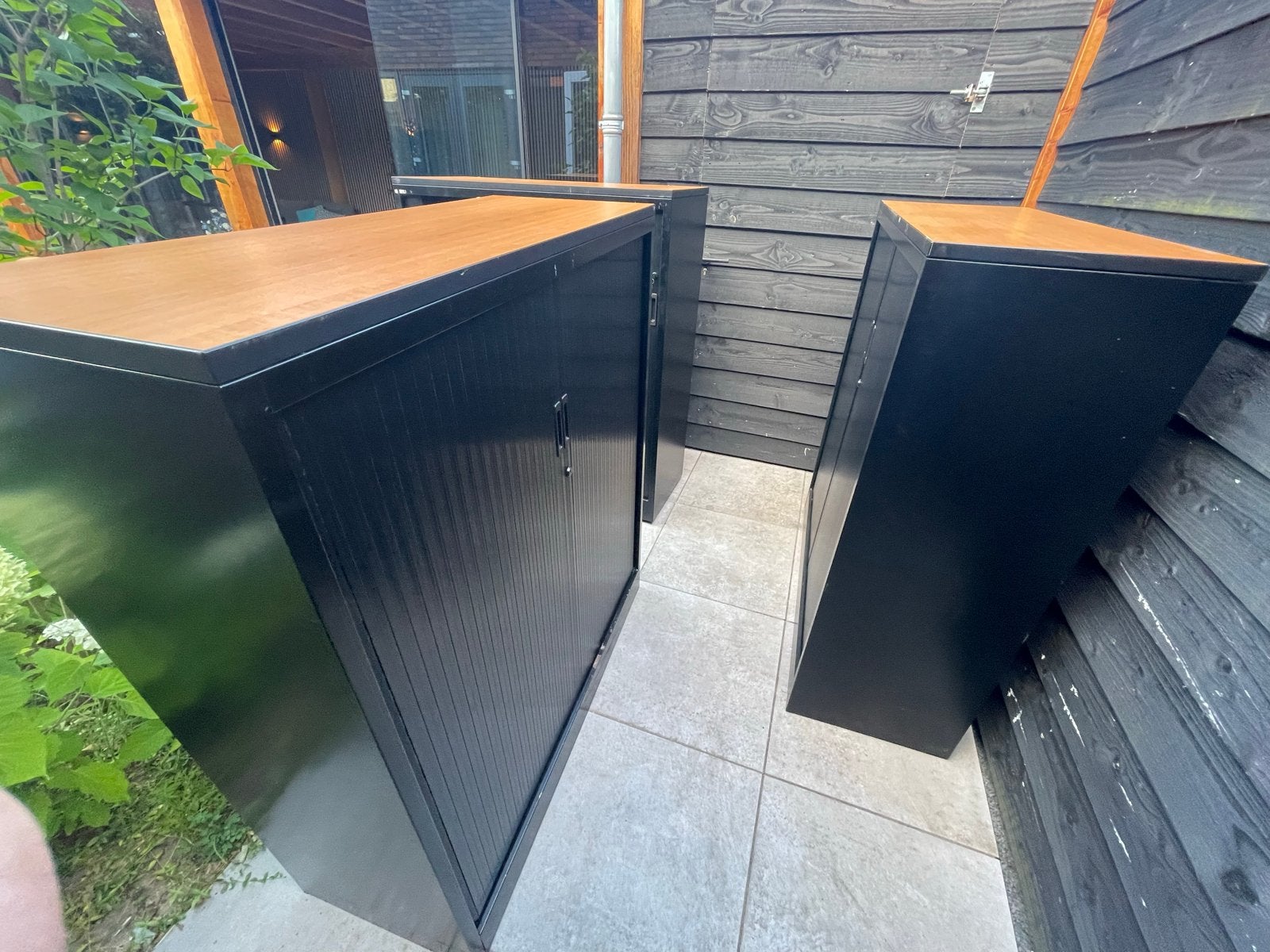 3 Archiefkasten roldeurkasten met planken (per stuk), Ophalen, Gebruikt, 100 tot 150 cm, 50 tot 100 cm