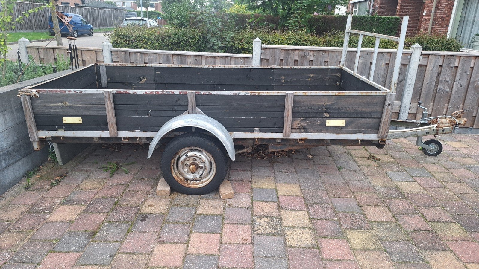 aanhanger bakmaat 285x132, Fietsen en Brommers, Ophalen, Gebruikt, Overige typen, 80 kg of meer