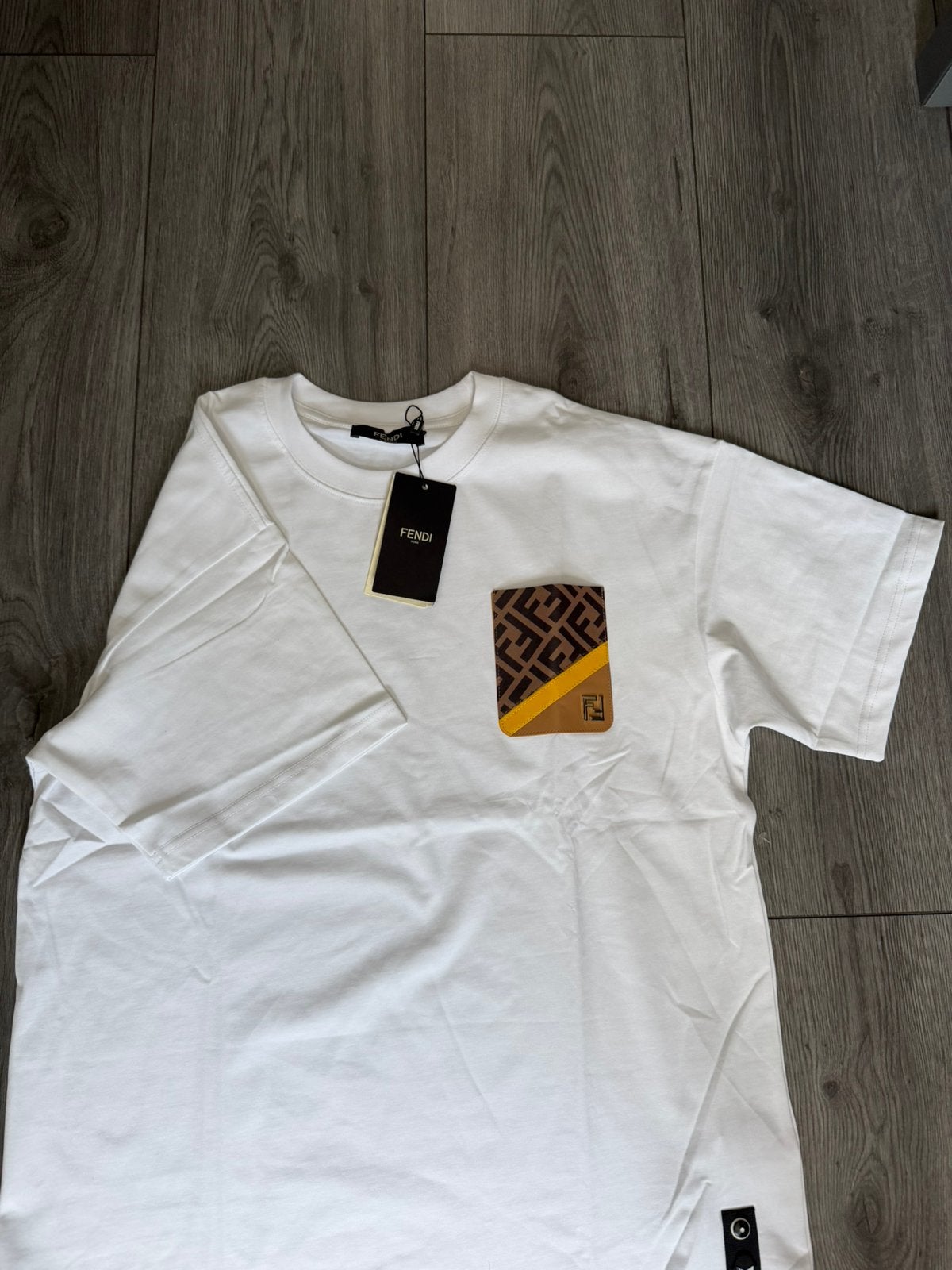 Fendi T-Shirt oversized Maat M, Ophalen of Verzenden, Zo goed als nieuw, Zwart