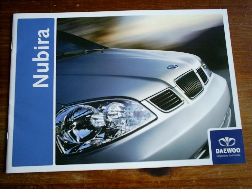 Daewoo Nubira 1997 / 1998 24 pag., Verzenden, Zo goed als nieuw, Overige merken