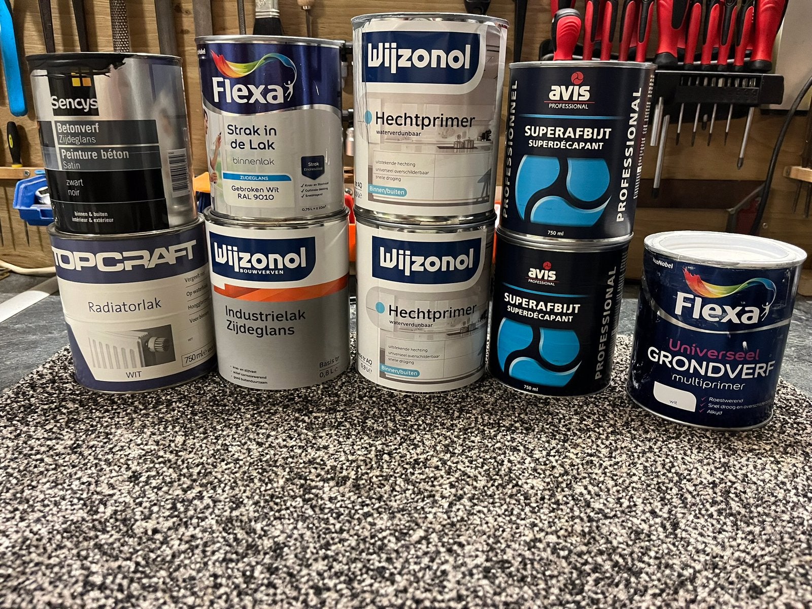 Verf, Doe-het-zelf en Verbouw, Verf, Beits en Lak, Ophalen, Zo goed als nieuw, Overige kleuren