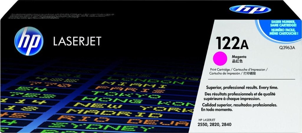 HP 122A Q3963A originele Magenta/Rose LaserJet