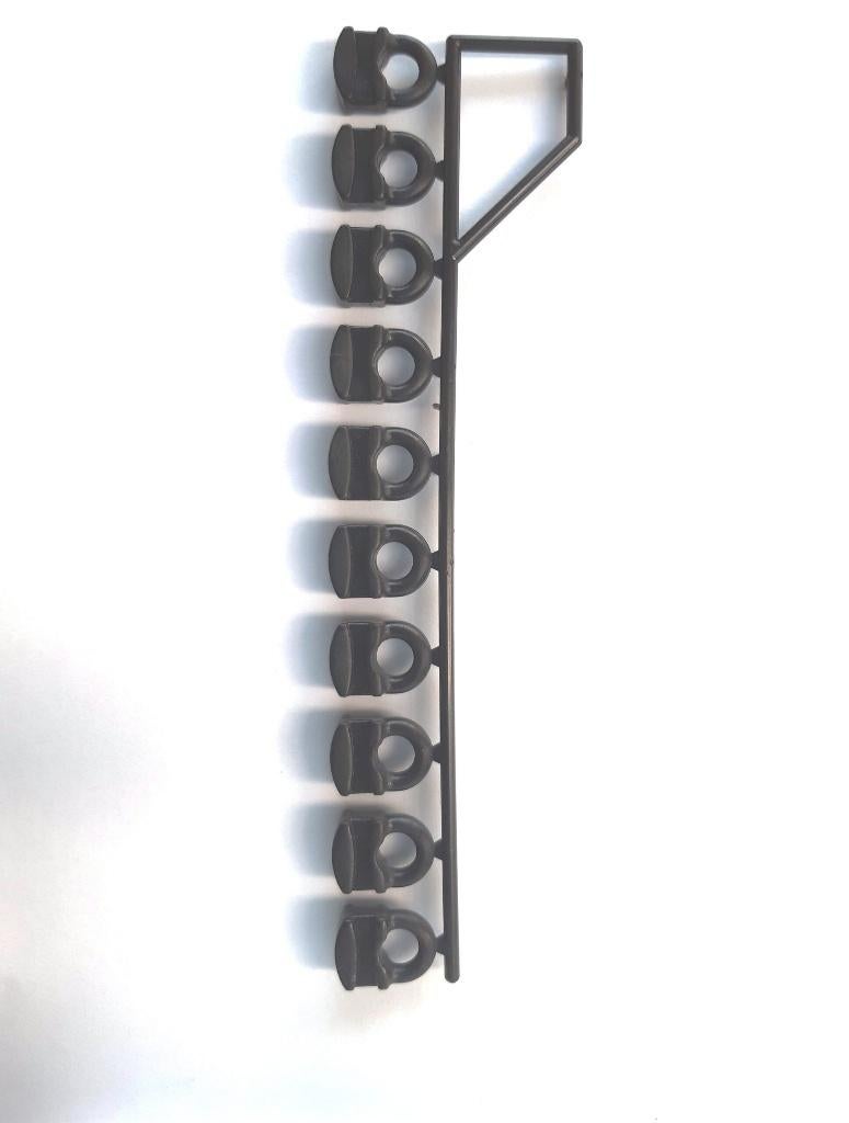 gordijnrail glijders op strip zwart alu rail set van 5, Verzenden, Nieuw, Zwart, Minder dan 100 cm