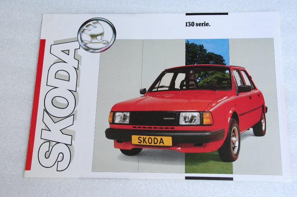 Folder / flyer Skoda 130 (circa 1981) (9), Ophalen of Verzenden, Nieuw, Overige merken