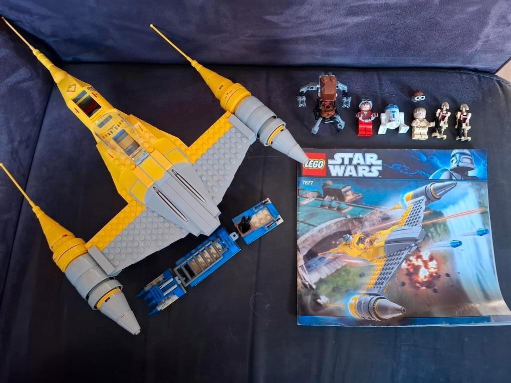 Lego Star Wars 7877 Naboo Star Fighter, Ophalen of Verzenden, Zo goed als nieuw, Complete set, Lego