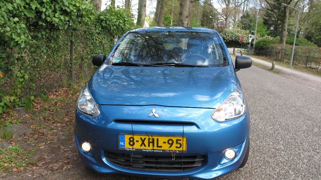 Mitsubishi Space Star 1.0 MPI 52KW 2014 Blauw, Auto's, Mitsubishi, Bedrijf, Space Star, Airbags, Airconditioning, Bluetooth, Centrale vergrendeling