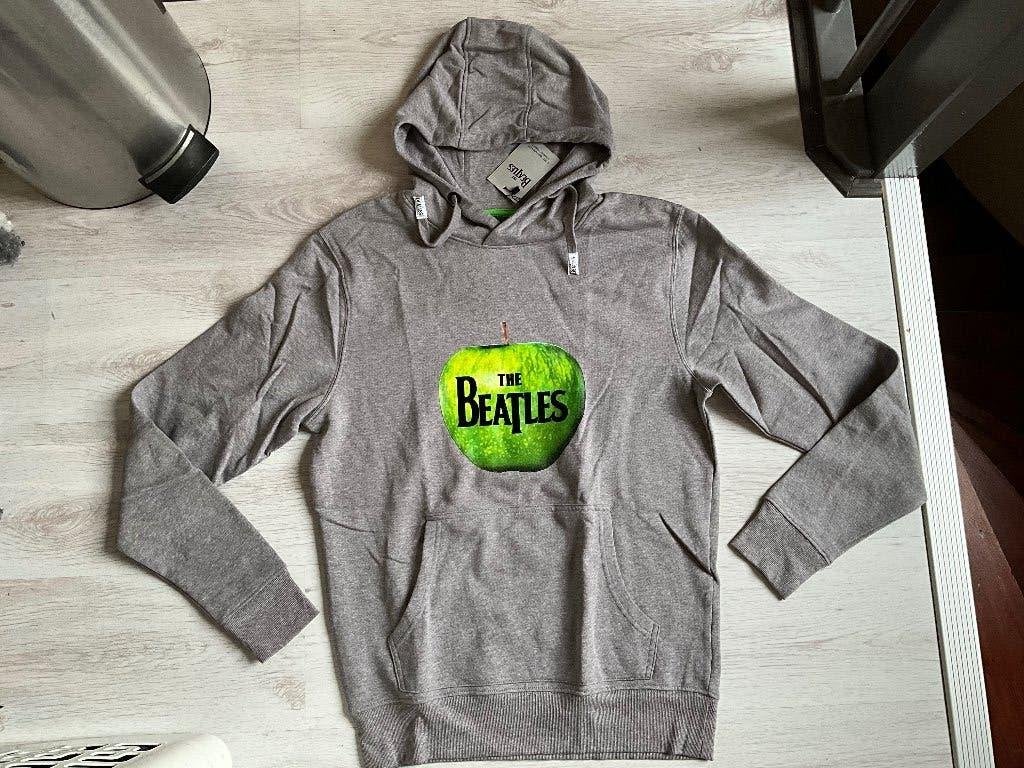 The Beatles - Logo & Apple Hoodie/trui - L - Grijs nieuw, The Beatles - Logo & Apple Hoodie/trui - L - Grijs nieuw, Nieuw, Ophalen of Verzenden