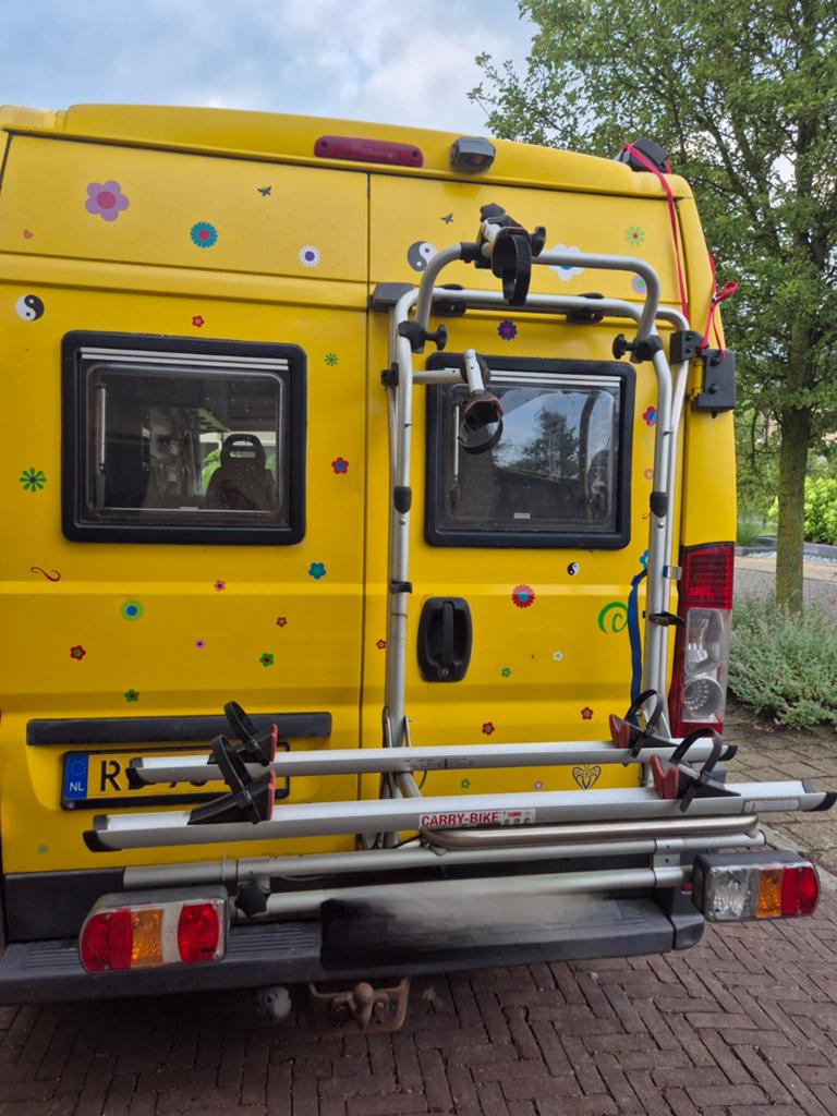 Fiamma fietsendrager camper, Ophalen