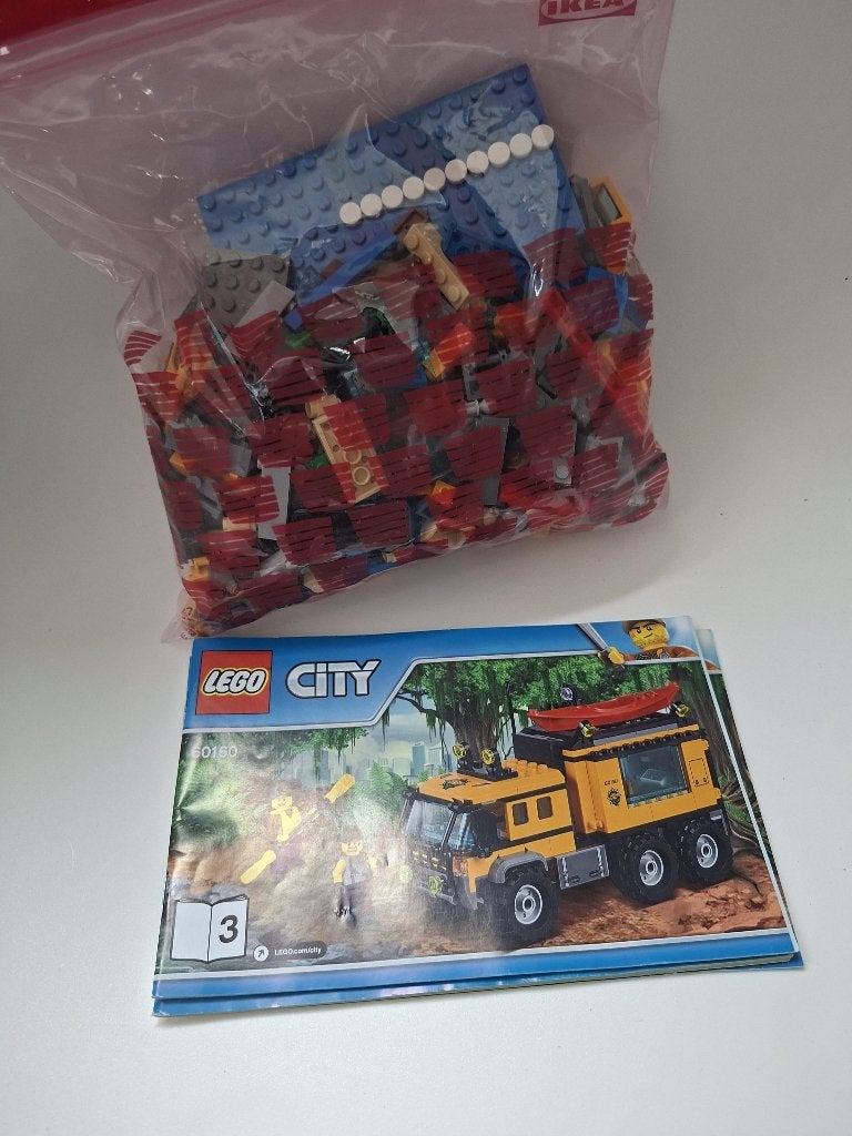 LEGO City 60160 Jungle Mobiele Junglebasis, Lego, Ophalen of Verzenden, Complete set, Inclusief instructies