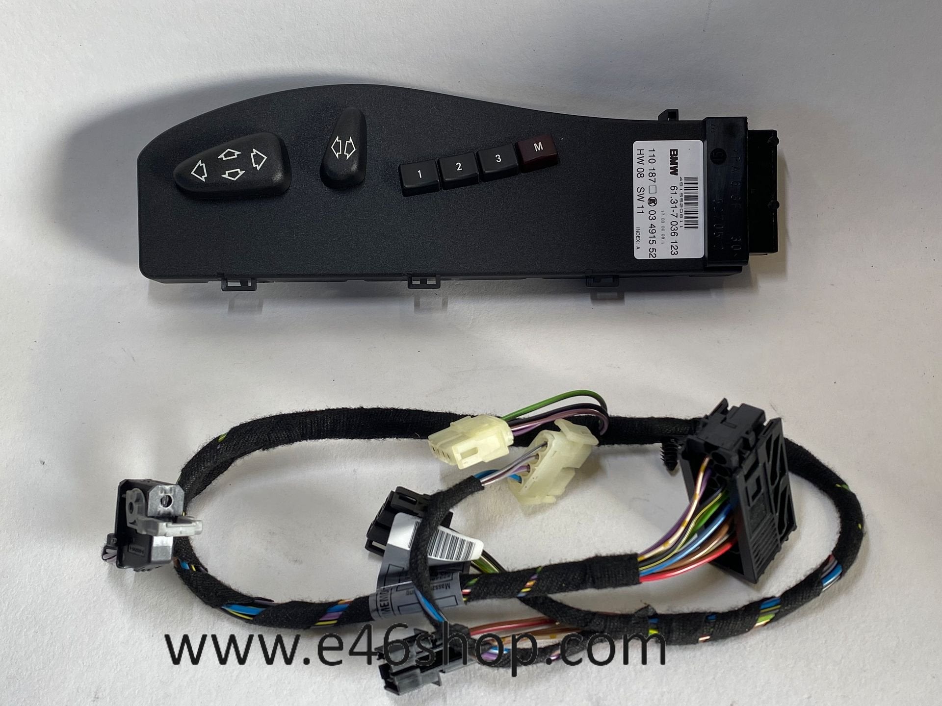 STOELBEDIENING BMW E46 LINKS NIEUW OE 52108263133, -, -, Nieuw, Ophalen of Verzenden