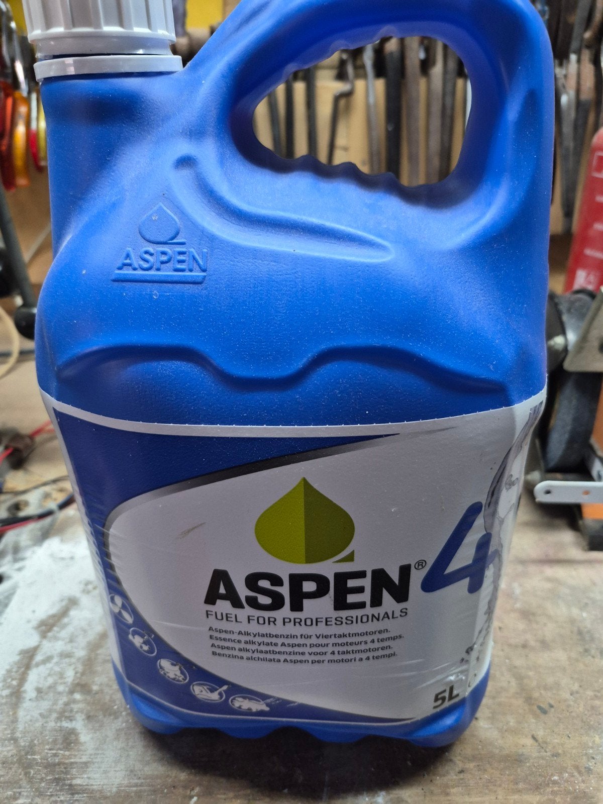 4 ltr. Aspe 4 benzine, Ophalen