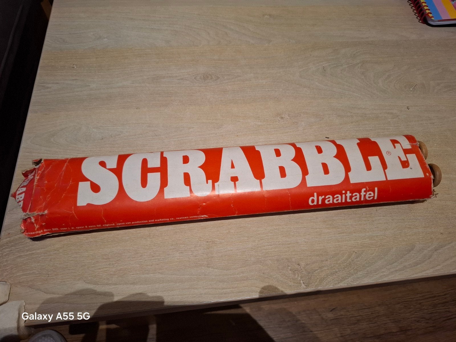 Scrabble Draaitafel - Vintage Spelaccessoire, Hobby en Vrije tijd, Gezelschapsspellen | Bordspellen, Gebruikt, J.W. Spear & Sons
