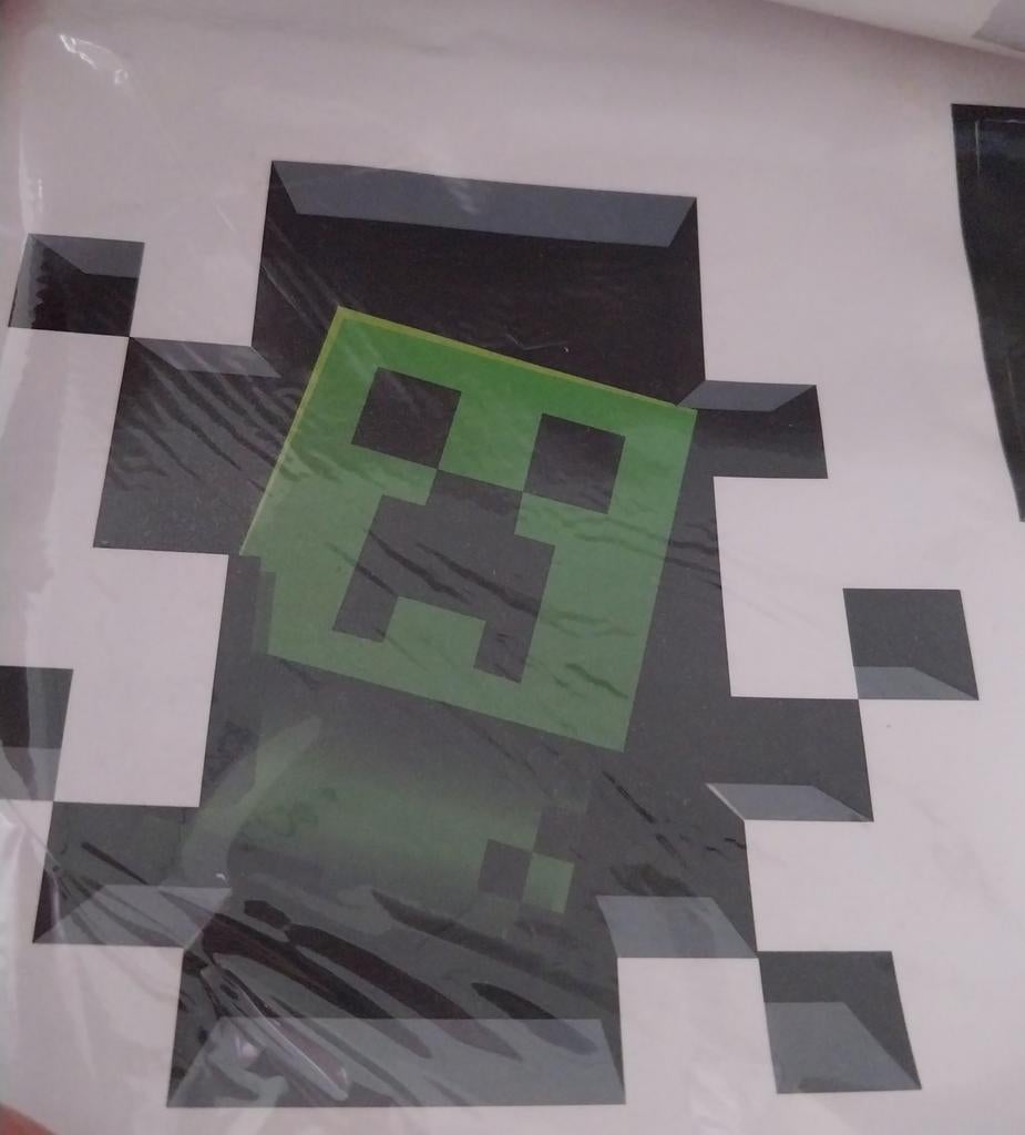 Muursticker Minecraft Creeper 50x69cm - Nieuw!, Meerkleurig, Nieuw, Ophalen of Verzenden, Kunststof