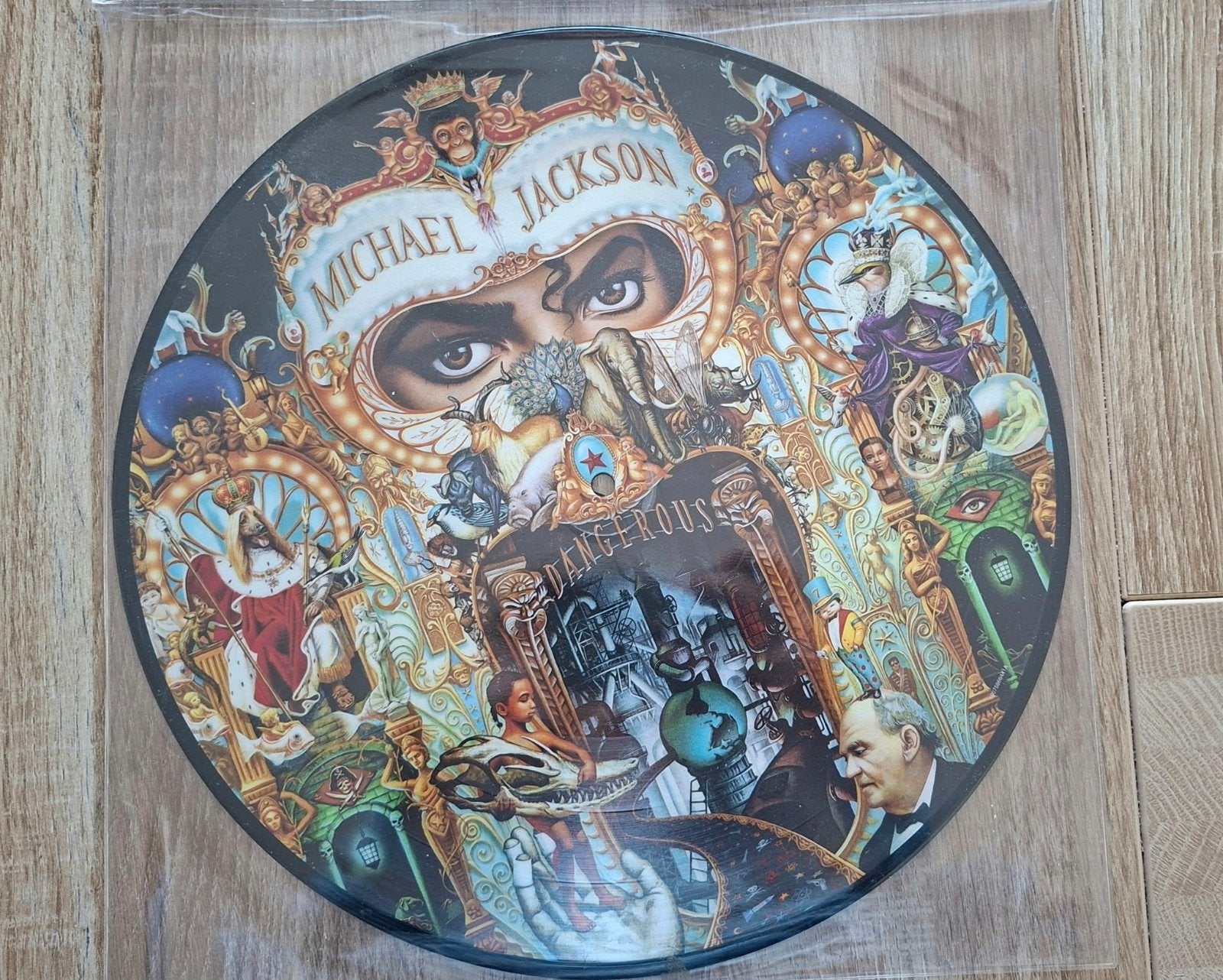 Michael Jackson - Dangerous Picture Disc LP, LP, Gebruikt, Pop, Beschermende buitenhoes