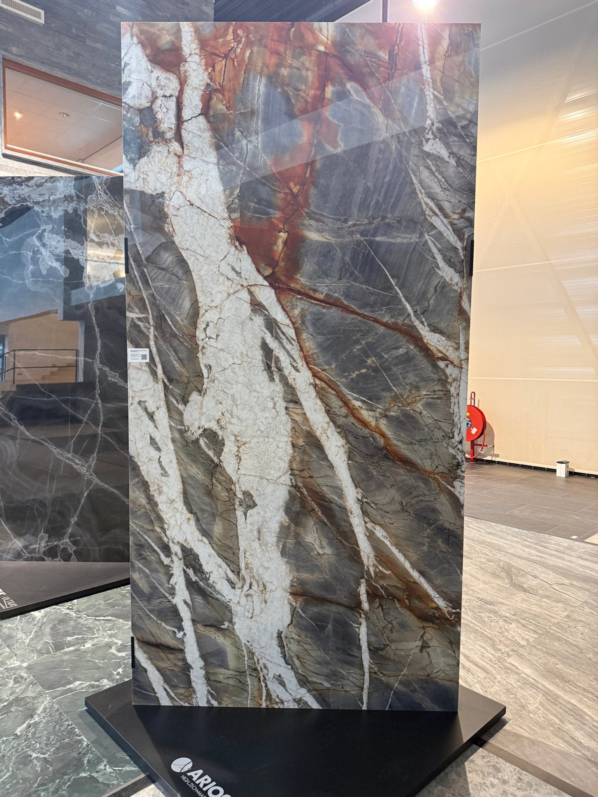 XXL LUXE PLAAT 300x150 – BLUE TEMPEST – NIEUW!, Ophalen, 60 cm of meer, Keramiek, Nieuw