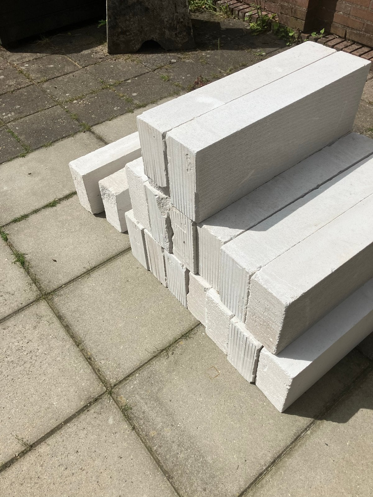 Cellenbeton / Gasbeton bouwblokken 60x20x10 cm, Ophalen, Zo goed als nieuw, Overige typen
