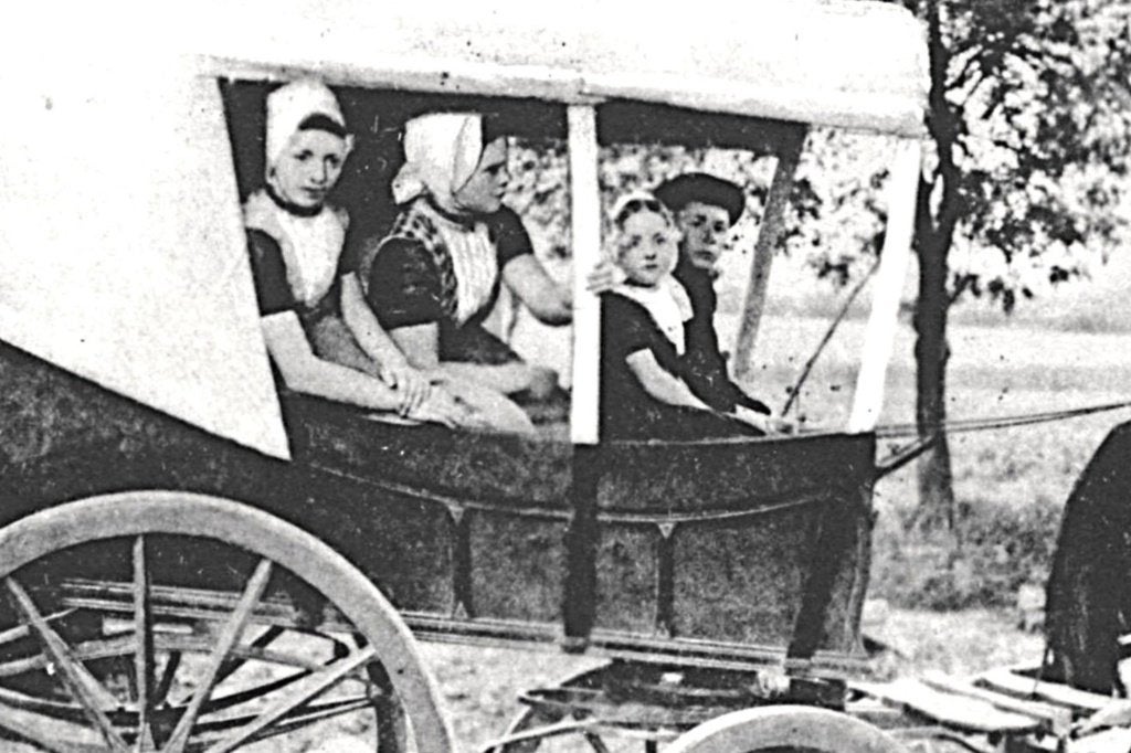 700491	Walcheren	Zeeland	Veerenwagen	1915	Gelopen met zegel, Verzamelen, Ophalen of Verzenden, Voor 1920, Gelopen, Zeeland