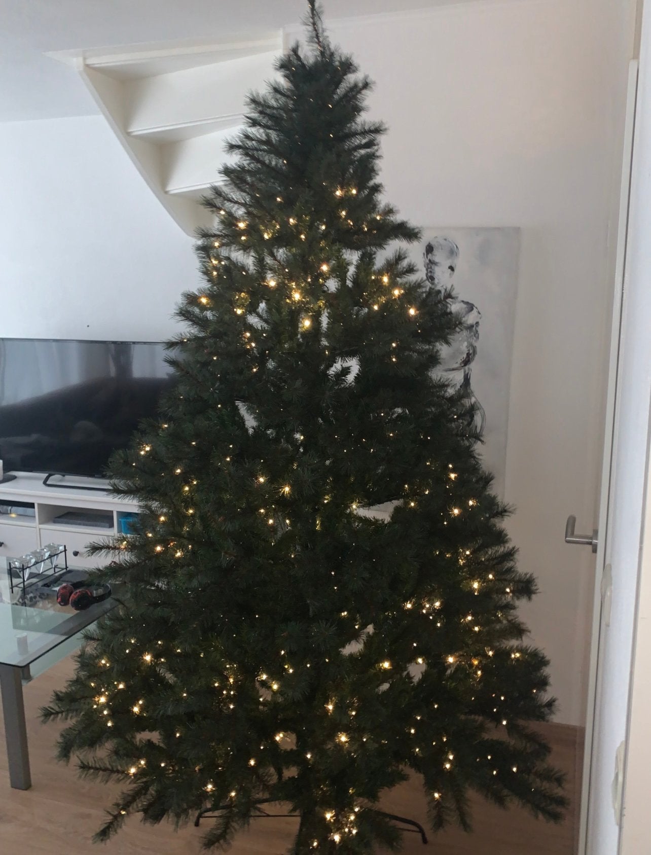 Grote kerstboom / 1x gebruikt, Diversen, Ophalen, Zo goed als nieuw