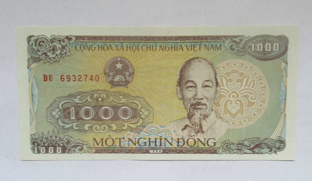 Viëtnam 1.000 Dong 1988, Postzegels en Munten, Bankbiljetten | Azië, Verzenden
