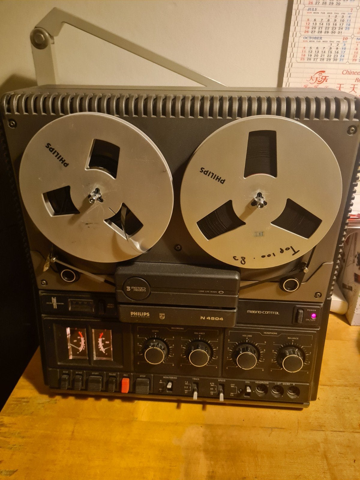 Philips N4504 bandrecorder, Audio, Tv en Foto, Ophalen of Verzenden