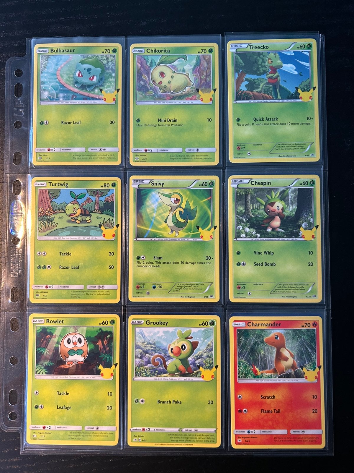 McDonald’s 25th Anniversary set (25 kaarten) non-holo, Ophalen of Verzenden, Zo goed als nieuw, Meerdere kaarten