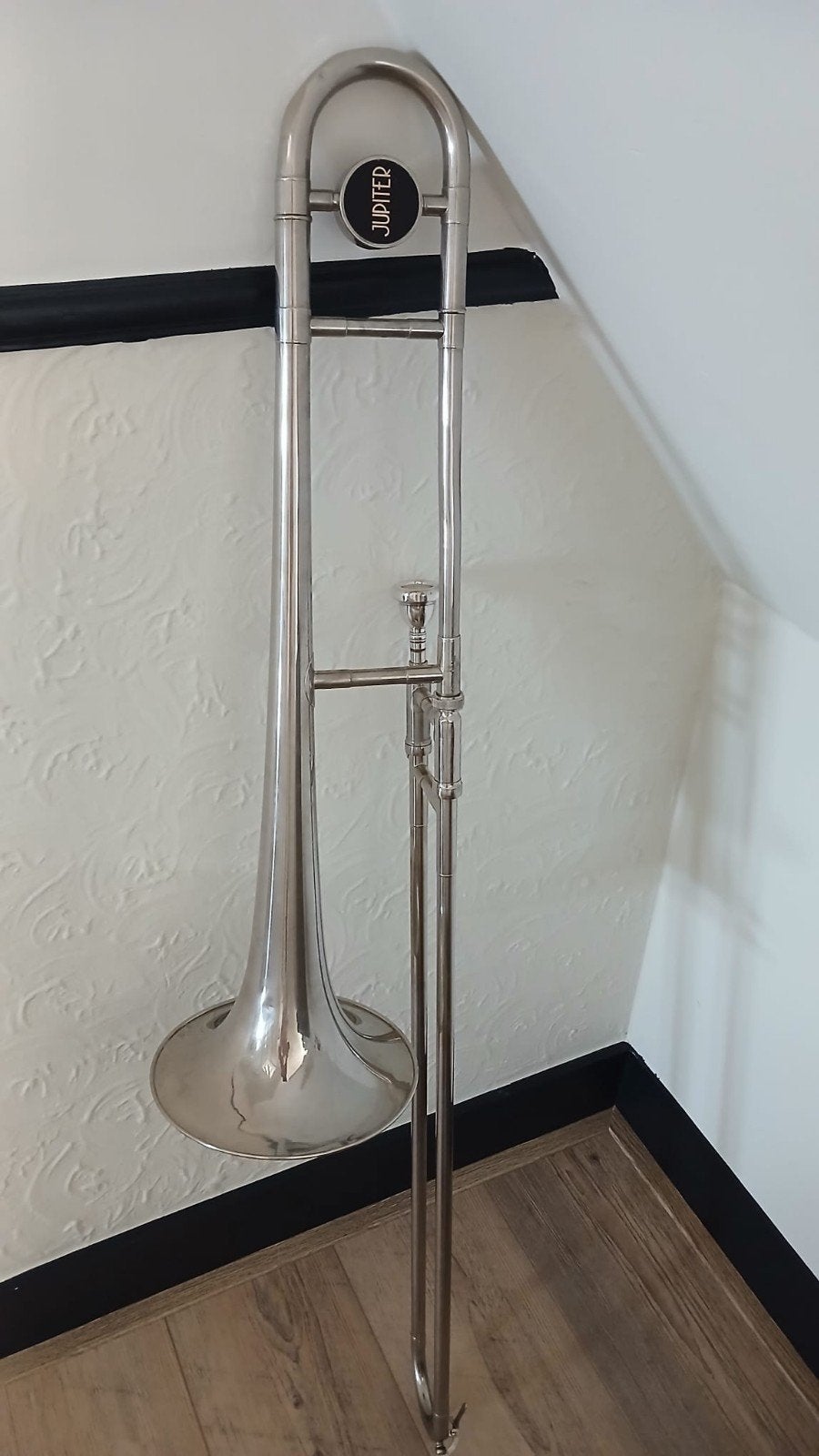 Jupiter SSL-452 Trombone met tas, Ophalen, Zo goed als nieuw, Tenor, Met koffer