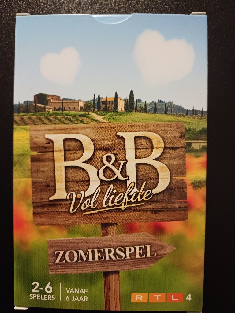 B & B Vol liefde zomerspel kaartspel NIEUW, Ophalen of Verzenden, Nieuw, Speelkaart(en)
