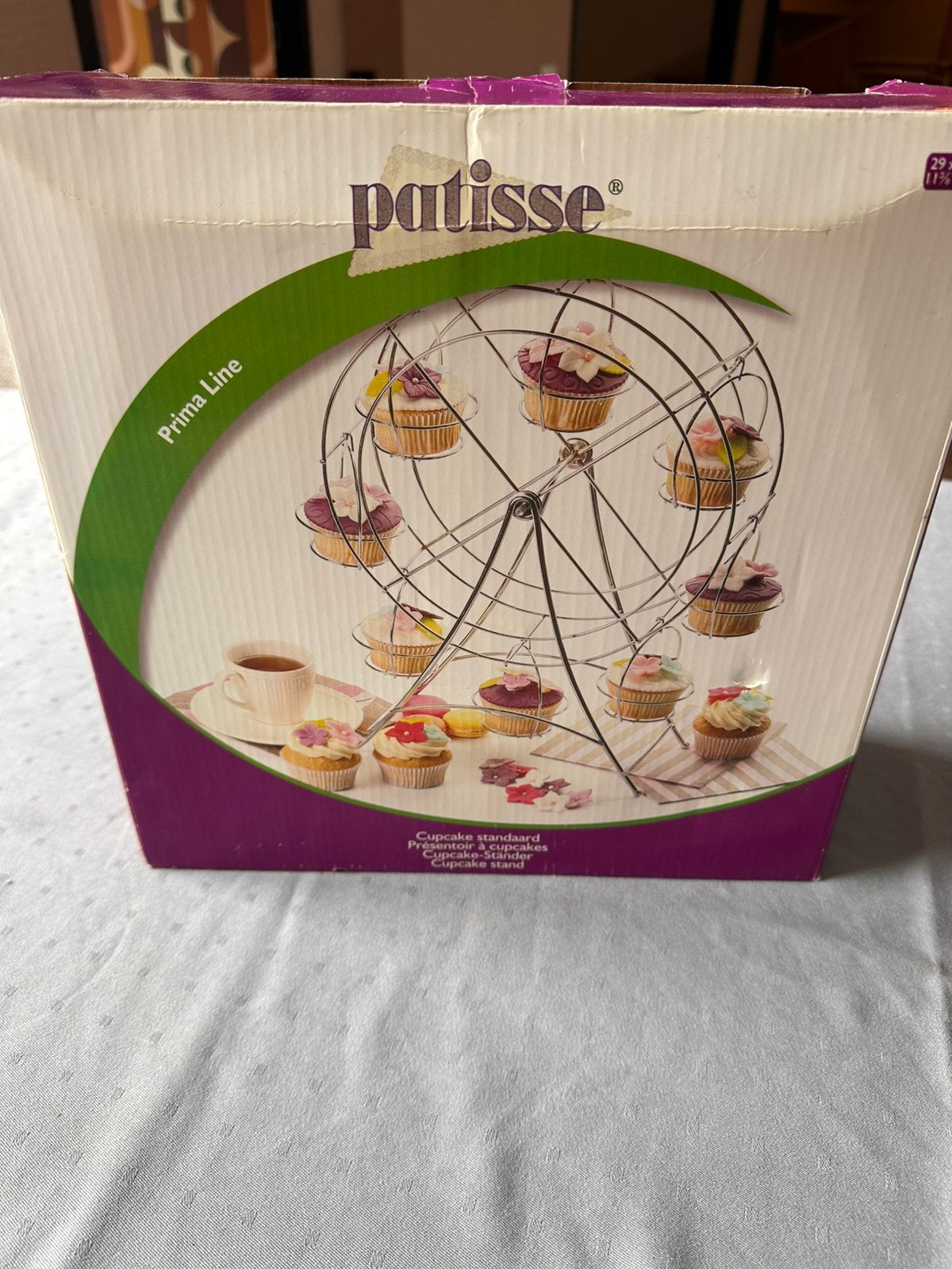 Cupcake standaard draaimolen, Ophalen, Draaibaar, Metaal, Nieuw