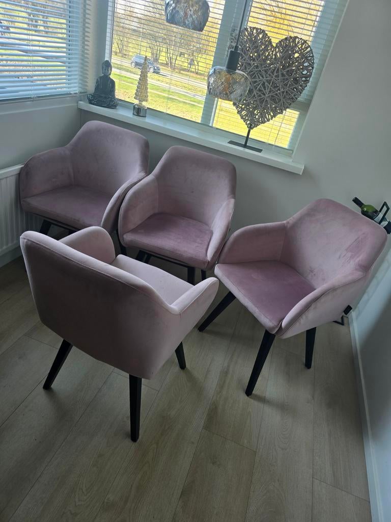 Urban Sofa eetkamerstoelen - 4 stuks, zithoogte 48cm, Huis en Inrichting, Stoelen, Ophalen, Gebruikt, Overige kleuren, Vier