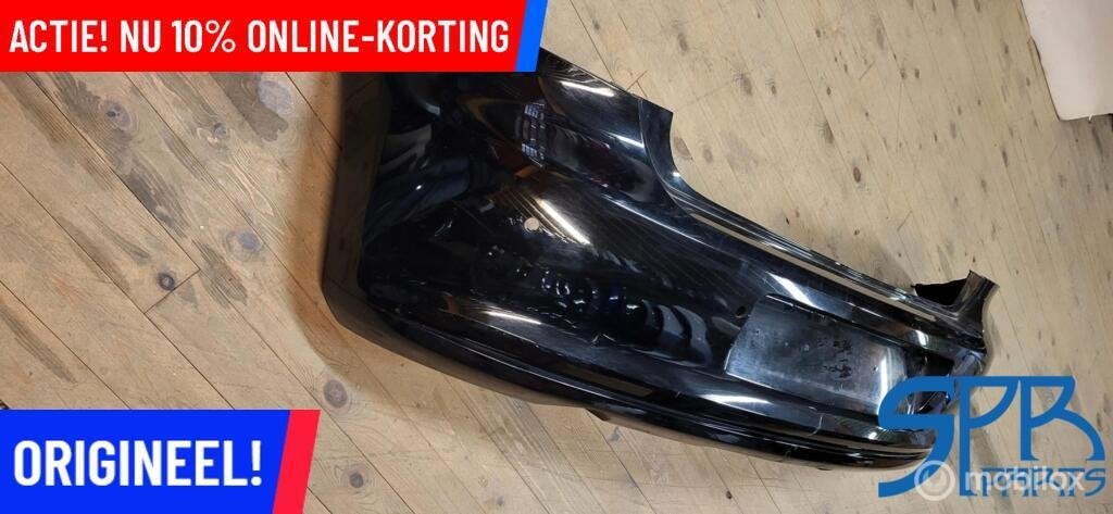 VW POLO 6R LC9X ACHTERBUMPER 4x PDC UITLAAT TREKHAAK SPARING, Gebruikt, Volkswagen, Ophalen of Verzenden, Volkswagen