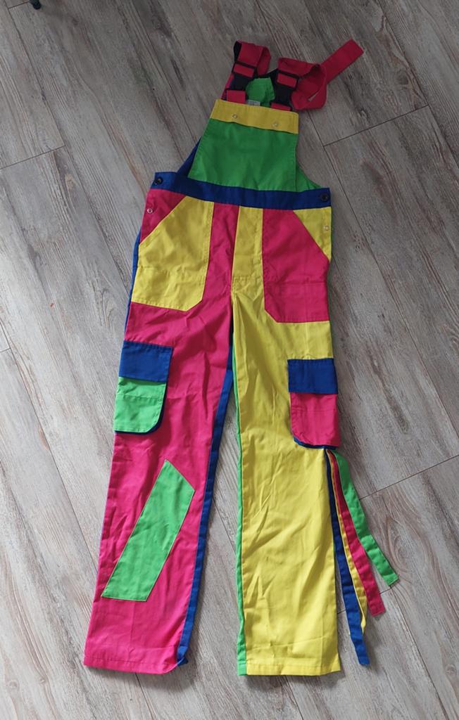 Clownsbroek maat 128, Ophalen of Verzenden, Zo goed als nieuw, 122 t/m 128, Meisje